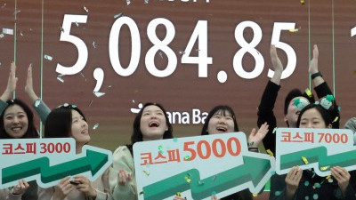  코스피, 사상 첫 종가 기준 5000선 돌파