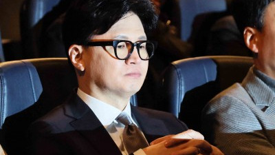 제명 앞둔 한동훈, 김영삼 전 대통령 영화 시사회 참석