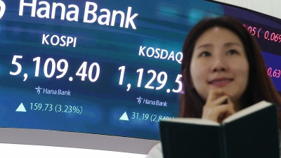 코스피, 하루 만에 5100선 재탈환