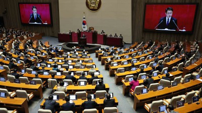 교섭단체 대표연설 나선 한병도 민주당 원내대표