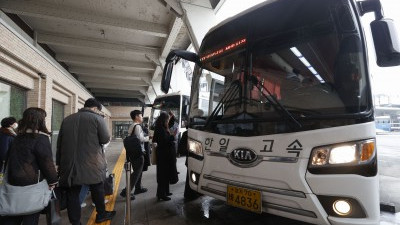 버스 타고 고향 가는길