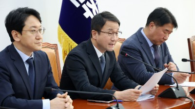 한병도 원내대표 기자간담회