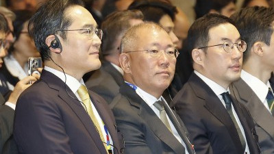 한-브라질 비즈니스 포럼 참석한 이재용-정의선-구광모