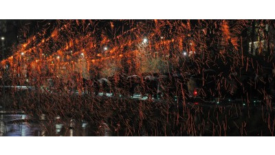 낙화놀이를 즐기며