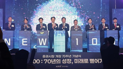 증권시장 개장 70주년 기념식