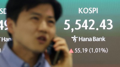 코스피, 5500선 회복 출발