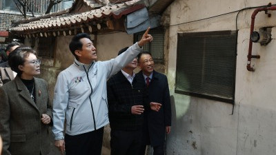 오세훈, 신길역세권 장기전세주택 현장 점검