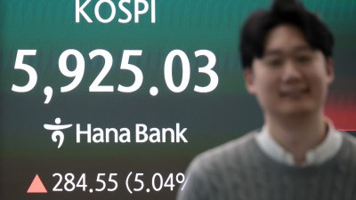 코스피 5%대 상승 마감