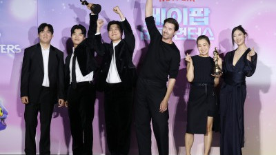 '케이팝 데몬 헌터스' 아카데미 수상 기념 기자간담회