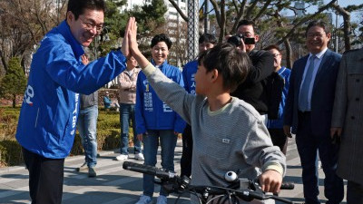 정원오 예비후보, 양천구 거리인사